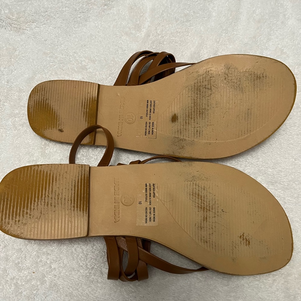 Seychelles Brown Strappy Sandals - Picture 3 of 4